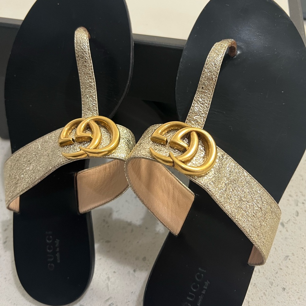 Gucci Women's Gold Sandals